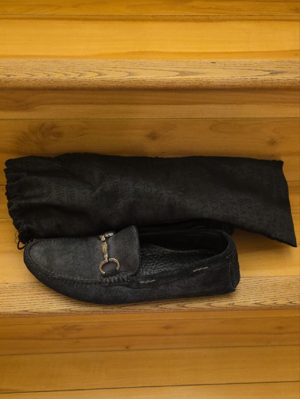 Dolce & Gabbana Men’s Black Suede Horsebit Loafers - Picture 4 of 4